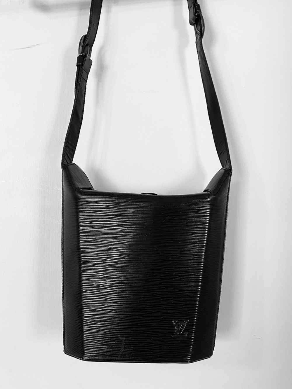 Louis Vuitton Black Epi Leather Shoulder Bag